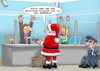 Cartoon: Bargeld (small) by Joshua Aaron tagged bank,weihnachten,bargeld,wünsche,kinder