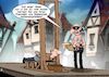 Cartoon: Kundenzufriedenheit (small) by Joshua Aaron tagged kundenzufriedenheit,kundenbindung,umfrage,guillotine,hinrichting,mittelalter,köpfen,henker