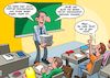 Cartoon: Mathematik (small) by Joshua Aaron tagged prozentrechnungen,mathematik,prozente,unterricht,rechnen,schüler,klasse,blöd,dummheit,rechenkünste