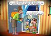 Cartoon: Nussallergie (small) by Joshua Aaron tagged allergiker,allergie,nuss,halloween,süssigkeiten