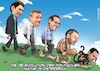 Cartoon: Österreichische Politik (small) by Joshua Aaron tagged evolution,fpö,övp,politik,ibizagate,strache,hofer,gudenus,kickl,kurz