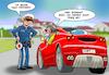 Cartoon: Polizeikontrolle (small) by Joshua Aaron tagged polizei,kontrolle,drogen,auto,planquadrat