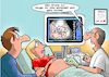Cartoon: Ultraschall (small) by Chris Berger tagged ultraschall,schwangerschaft,soziale,medien,mutter,arzt,kind