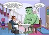 Cartoon: Versicherung (small) by Chris Berger tagged hulk,versicherung,haftpflicht,schadensfall