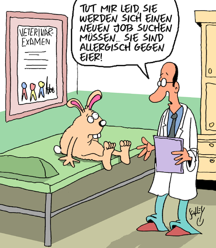 Cartoon: Allergie (medium) by Karsten Schley tagged ostern,osterhase,allergien,gesundheit,ärzte,patienten,religion,christentum,feiertage,jesus,kirche,gesellschaft,ostern,osterhase,allergien,gesundheit,ärzte,patienten,religion,christentum,feiertage,jesus,kirche,gesellschaft