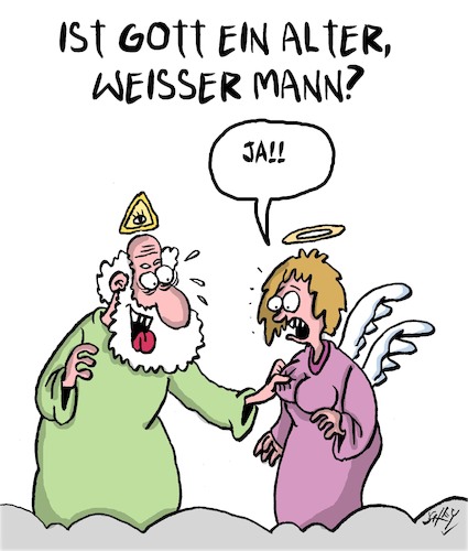 Alter weißer Mann