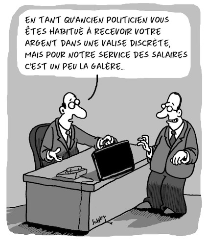 Cartoon: Argent Sale (medium) by Karsten Schley tagged politique,politiciens,crime,argent,evasion,fiscale,economie,societe,politique,politiciens,crime,argent,evasion,fiscale,economie,societe