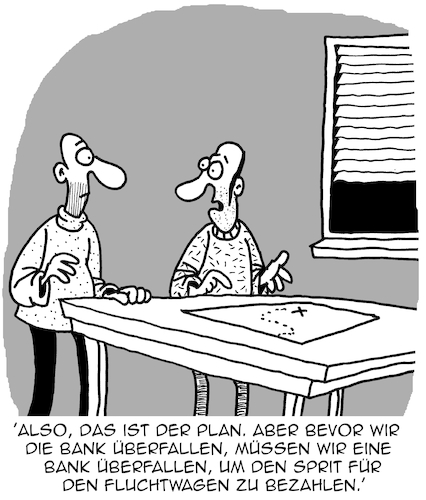 Cartoon: Banküberfall!!! (medium) by Karsten Schley tagged banken,bankraub,wirtschaftskrise,kriminalität,spritpreise,mineralölkonzerne,abzocke,preistreiberei,wucher,politikversagen,mobilität,gesellschaft,banken,bankraub,wirtschaftskrise,kriminalität,spritpreise,mineralölkonzerne,abzocke,preistreiberei,wucher,politikversagen,mobilität,gesellschaft