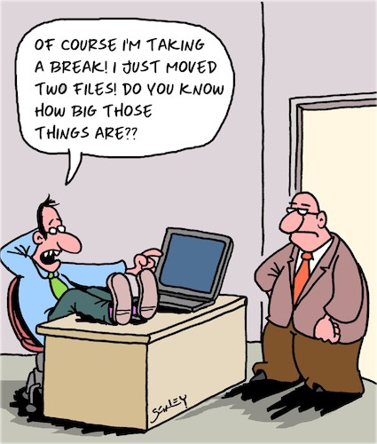 Cartoon: BIG!! (medium) by Karsten Schley tagged office,jobs,accountants,business,computers,technology,files,employers,employees,economy,office,jobs,accountants,business,computers,technology,files,employers,employees,economy