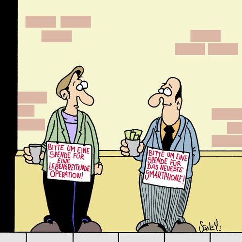 Cartoon: Bitte HELFEN Sie!!! (medium) by Karsten Schley tagged technik,smartphones,gesundheit,operationen,leben,kommunikation,geld,gesellschaft,technik,smartphones,gesundheit,operationen,leben,kommunikation,geld,gesellschaft