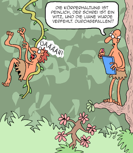 Cartoon: Durchgefallen!! (medium) by Karsten Schley tagged prüfungen,dschungel,test,literatur,tarzan,entertainment,bücher,comics,medien,gesellschaft,prüfungen,dschungel,test,literatur,tarzan,entertainment,bücher,comics,medien,gesellschaft