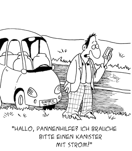 Cartoon: Elektroauto (medium) by Karsten Schley tagged emobilität,technik,wirtschaft,autos,individualverkehr,transport,ladestationen,infrastruktur,politik,umwelt,gesellschaft,emobilität,technik,wirtschaft,autos,individualverkehr,transport,ladestationen,infrastruktur,politik,umwelt,gesellschaft