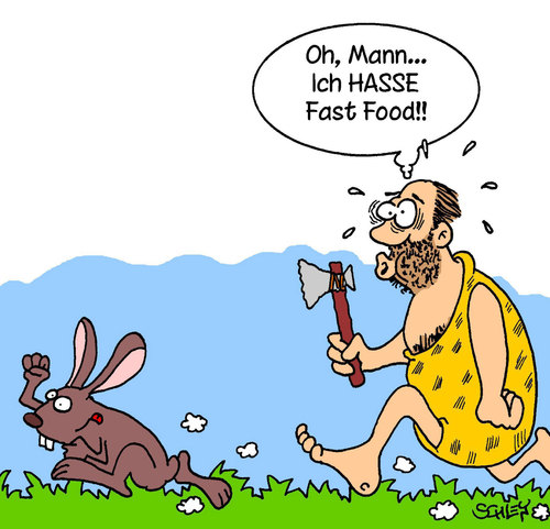 Cartoon: Fast Food (medium) by Karsten Schley tagged fastfood,ernährung,gesundheit,gesellschaft,tiere,fastfood,ernährung,gesundheit,gesellschaft,tiere