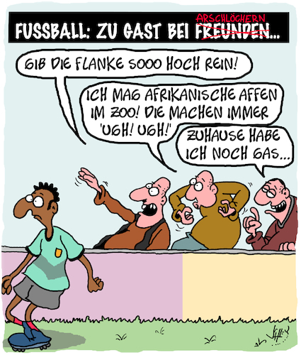 Cartoon: Faussball-Nazis (medium) by Karsten Schley tagged fußball,rechtsextremismus,neonazis,bundesliga,nationalmannschaft,sport,business,gesellschaft,fußball,rechtsextremismus,neonazis,bundesliga,nationalmannschaft,sport,business,gesellschaft