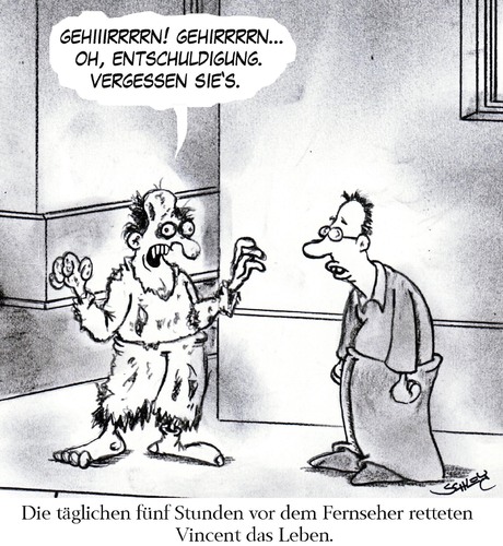 Cartoon: Fernsehen (medium) by Karsten Schley tagged bildung,fernsehen,unterhaltung,tv,intelligenz,iq,zombies,gesellschaft,deutschland,fernsehen,bildung,unterhaltung,tv,intelligenz,iq,zombies,gesellschaft,deutschland