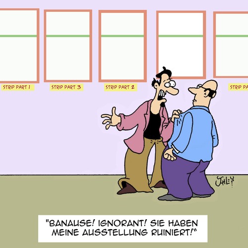 Cartoon: IGNORANT!! (medium) by Karsten Schley tagged kunst,künstler,ausstellungen,vernissage,galerien,galeristen,kunsthandel,geld,gesellschaft,kunst,künstler,ausstellungen,vernissage,galerien,galeristen,kunsthandel,geld,gesellschaft