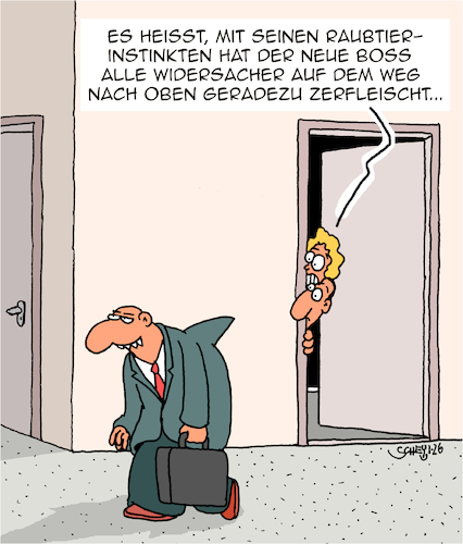 Cartoon: Karriere-Instinkt (medium) by Karsten Schley tagged karriere,instinkte,aufstieg,management,arbeitgeber,arbeitnehmer,ethik,ziele,wirtschaft,business,büro,gesellschaft,karriere,instinkte,aufstieg,management,arbeitgeber,arbeitnehmer,ethik,ziele,wirtschaft,business,büro,gesellschaft
