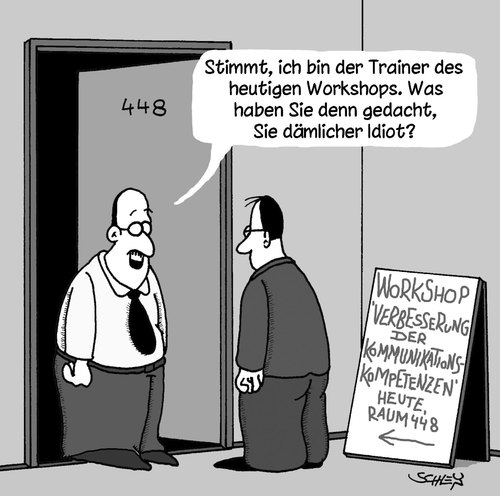 Cartoon: Kommunikation ist alles (medium) by Karsten Schley tagged kommunikation,business,marketing,wirtschaft,gesellschaft,workshops,lernen,bildung,weiterbildung,arbeitgeber,arbeitnehmer,kommunikation,business,marketing,wirtschaft,gesellschaft,workshops,bildung,arbeitgeber,arbeitnehmer