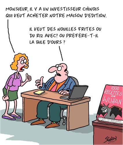 Cartoon: Le Investisseur (medium) by Karsten Schley tagged economie,investisseurs,coronavirus,china,prise,de,controle,profits,europe,travail,sante,politique,economie,investisseurs,coronavirus,china,prise,de,controle,profits,europe,travail,sante,politique