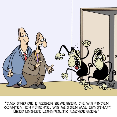 Cartoon: Lohnpolitik (medium) by Karsten Schley tagged arbeit,arbeitgeber,arbeitnehmer,löhne,gehälter,lohndumping,business,wirtschaft,mindestlohn,billiglohn,subunternehmer,bewerbungen,arbeit,arbeitgeber,arbeitnehmer,löhne,gehälter,lohndumping,business,wirtschaft,mindestlohn,billiglohn,subunternehmer,bewerbungen