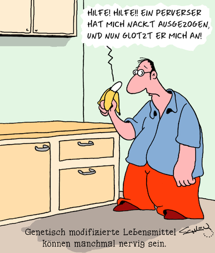 Cartoon: Nervig... (medium) by Karsten Schley tagged ernährung,genetik,lebensmitteltechnik,nahrungsmittel,chemie,biologie,züchtungen,konzerne,wirtschaft,business,gesundheit,kapitalismus,verbraucher,verbraucherschutz,gesellschaft,ernährung,genetik,lebensmitteltechnik,nahrungsmittel,chemie,biologie,züchtungen,konzerne,wirtschaft,business,gesundheit,kapitalismus,verbraucher,verbraucherschutz,gesellschaft