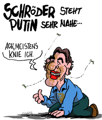 Putin und Schröder