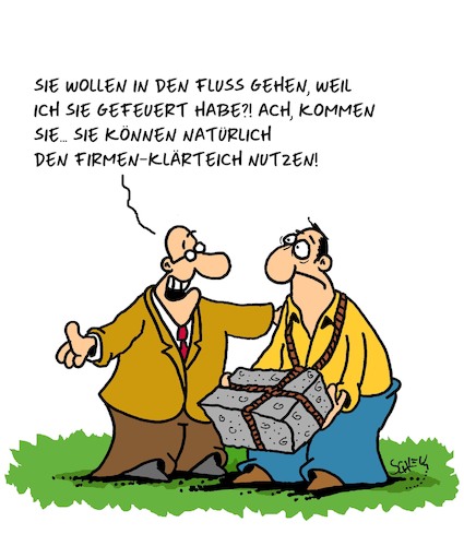 Cartoon: Sozial (medium) by Karsten Schley tagged arbeitgeber,arbeitnehmer,kündigung,arbeitslosigkeit,armut,verzweiflung,soziales,gesellschaft,wirtschaft,business,wertschätzung,kapitalismus,arbeitgeber,arbeitnehmer,kündigung,arbeitslosigkeit,armut,verzweiflung,soziales,gesellschaft,wirtschaft,business,wertschätzung,kapitalismus