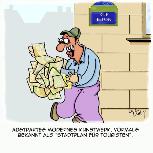 Stadtplan für Touristen