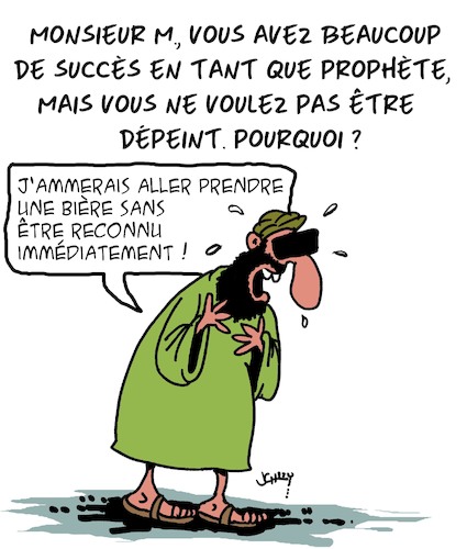 Cartoon: Success (medium) by Karsten Schley tagged professions,succes,carriere,religion,prophetes,celebrites,professions,succes,carriere,religion,prophetes,celebrites