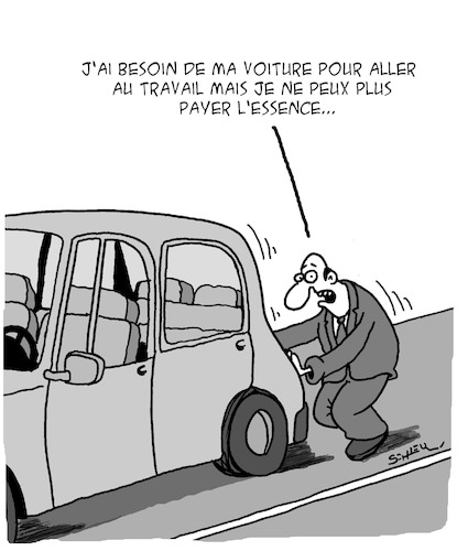 Cartoon: Trop Cher ! (medium) by Karsten Schley tagged essence,guerre,russie,energie,agent,economie,rencherissement,politique,taxes,societe,essence,guerre,russie,energie,agent,economie,rencherissement,politique,taxes,societe