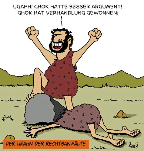 Cartoon: Vorfahre (medium) by Karsten Schley tagged recht,rechtsanwälte,justiz,gerichte,gerichtsverhandlungen,recht,rechtsanwälte,justiz,gerichte,gerichtsverhandlungen