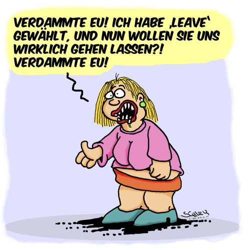 Cartoon: WIRKLICH??! (medium) by Karsten Schley tagged brexit,uk,eu,europa,bregret,politik,populisten,nationalismus,demokratie,referendum,wähler,wahlen,bildung,brexit,uk,eu,europa,bregret,politik,populisten,nationalismus,demokratie,referendum,wähler,wahlen,bildung