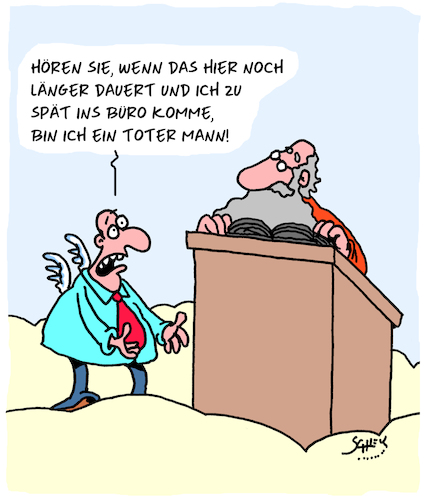 Cartoon: Zu spät!! (medium) by Karsten Schley tagged tod,leben,arbeit,himmel,paradies,himmelstor,wirtschaft,arbeitgeber,arbeitnehmer,arbeitszeit,karriere,religion,gott,glaube,gesellschaft,tod,leben,arbeit,himmel,paradies,himmelstor,wirtschaft,arbeitgeber,arbeitnehmer,arbeitszeit,karriere,religion,gott,glaube,gesellschaft