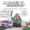 Cartoon: Antidemokratisch!! (small) by Karsten Schley tagged türkei,deutschland,demokratie,diktatur,pressefreiheit,unterdrückung,säuberung,politik,europa,erdogan