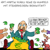 Cartoon: Beste Kumpels (small) by Karsten Schley tagged schulz,eu,wahlen,deutschland,geld,spd,ratspräsidentschaft,vetternwirtschaft,begünstigungpolitik,steuergelder