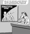 Cartoon: Bester Tester (small) by Karsten Schley tagged tiere,hunde,hundefutter,wölfe,werwölfe,wirtschaft,horror,filme,comics,literatur,gesellschaft
