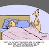 Cartoon: Bist Du SICHER?? (small) by Karsten Schley tagged klimawandel,männer,frauen,beziehungen,sex,liebe,ehe,wetter,aberglaube,familie