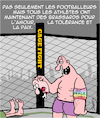 Cartoon: Brassards pour les athletes (small) by Karsten Schley tagged sports,opinion,diversite,politique,mode,societe,medias