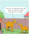 Cartoon: Braver Hund (small) by Karsten Schley tagged krawatten,nazis,tiere,hunde,gauland,afd,gesellschaft,demokratie,politik,deutschland