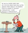 Cartoon: Caricatures (small) by Karsten Schley tagged journaux,caricatures,lecteurs,rage,lachete,editeurs,medias,politique