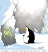Cartoon: Daphne ist kalt... (small) by Karsten Schley tagged natur,liebe,tiere,klima,wetter,dosenfisch