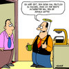 Cartoon: Der beste Mitarbeiter (small) by Karsten Schley tagged arbeit,arbeitnehmer,arbeitgeber,bonus,belohnung,geld,gesellschaft,wirtschaft