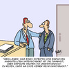 Cartoon: Der Experte (small) by Karsten Schley tagged business,arbeit,jobs,büro,experten,fachleute,wirtschaft,karriere