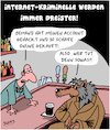 Cartoon: Der Wolf mal wieder!! (small) by Karsten Schley tagged onlineshopping,internetkriminalität,computer,technik,betrug,tiere,wölfe,schafe,nahrungskette,gesellschaft