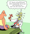 Cartoon: Diagnose (small) by Karsten Schley tagged ärzte,patienten,krankheiten,ansteckung,gesundheit,panik,angst,medizin,krankenhäuser
