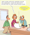 Cartoon: Effektiver Mann! (small) by Karsten Schley tagged männer,frauen,ehe,beziehungen,liebe,leben,wohnen,architektur,küchen,effektivität,gesellschaft