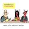Cartoon: Eheberatung (small) by Karsten Schley tagged ehe,liebe,männer,frauen,beziehungen,ehestreit,leben,hölle,teufel,religion,eheberatung