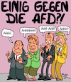Cartoon: Einigkeit! (small) by Karsten Schley tagged afd,demokratie,politik,parteien,bundestag,regierung,opposition,wählende,wahlen,deutschland