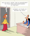 Cartoon: Entscheidungsträger (small) by Karsten Schley tagged management,wirtschaft,business,politik,arbeitgeber,arbeitnehmer,entschlusskraft,entscheidungen,verantwortung,gesellschaft