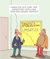 Cartoon: Erklärungsnot (small) by Karsten Schley tagged marketing,sales,umsätze,werbung,kunden,wirtschaft,business,männer,finanzkrise,wirtschaftskrise,industrie,gesellschaft,medien